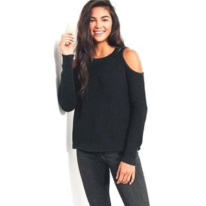 HOLLISTER Open Shoulder Knit Sweater